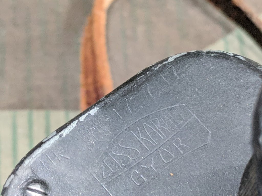 WWI Binoculars M 9/13 Z Feldstecher mit Skala 6 fach Nr.739695 UK17.7.17 — image 4