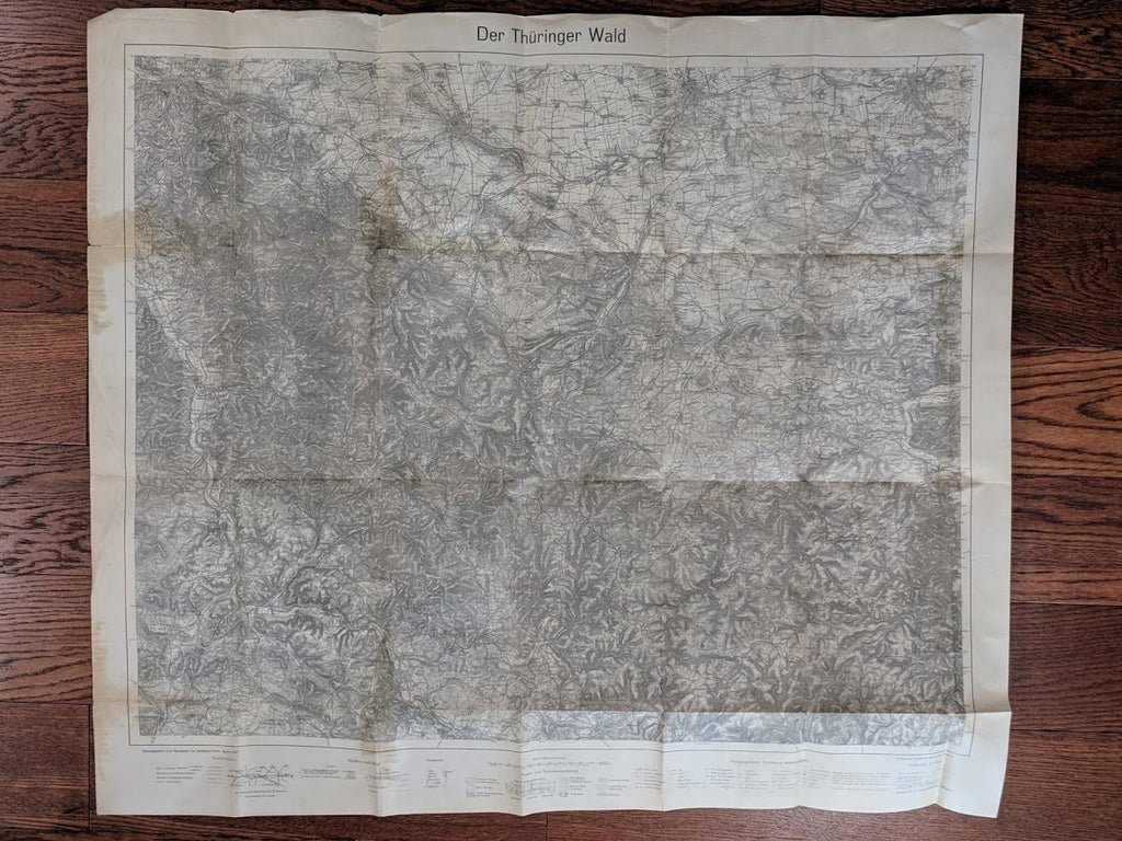 Hiking Map of the Thüringer Waldes — image 3