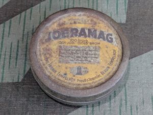 Jobramag Pre-war Medicine Tin