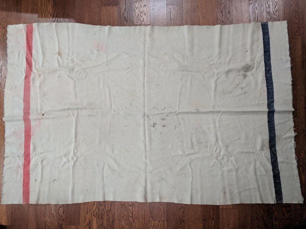 Original Cream Colored Army Blanket — image 2