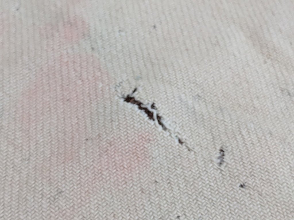 Original Cream Colored Army Blanket — image 6