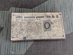 Tin for Special Stamp Adhesive?