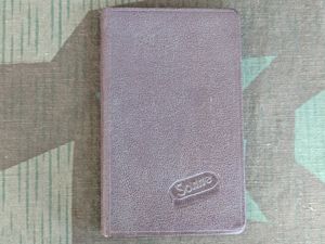 Sonne Brikett 1941 NSDAP Pocket Calendar (with Other Helpful Info)