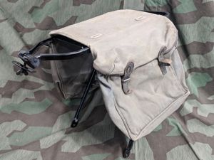 German Bicycle Saddle Bags AND Rack