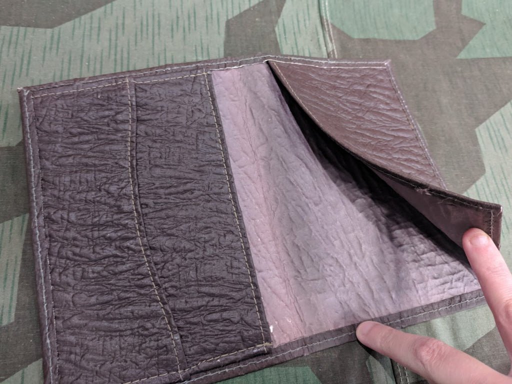 Dark Brown Pressed Paper Wallet — image 2