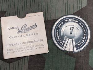 Camera Optic Chart Wheel