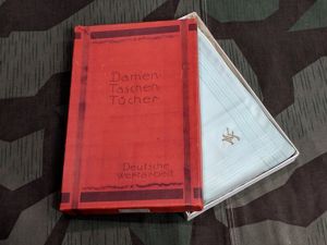 Damen Taschen Tücher 3 Hankies in Box Deutsche Wertarbiet