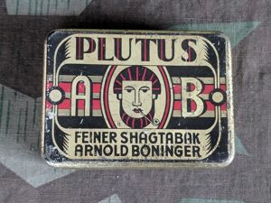 Plutus Shag Tobacco Tin