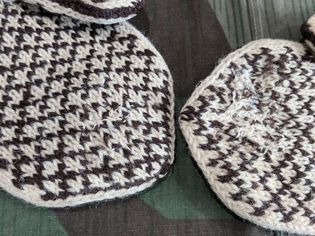 Brown and Cream Colored Mittens — image 3