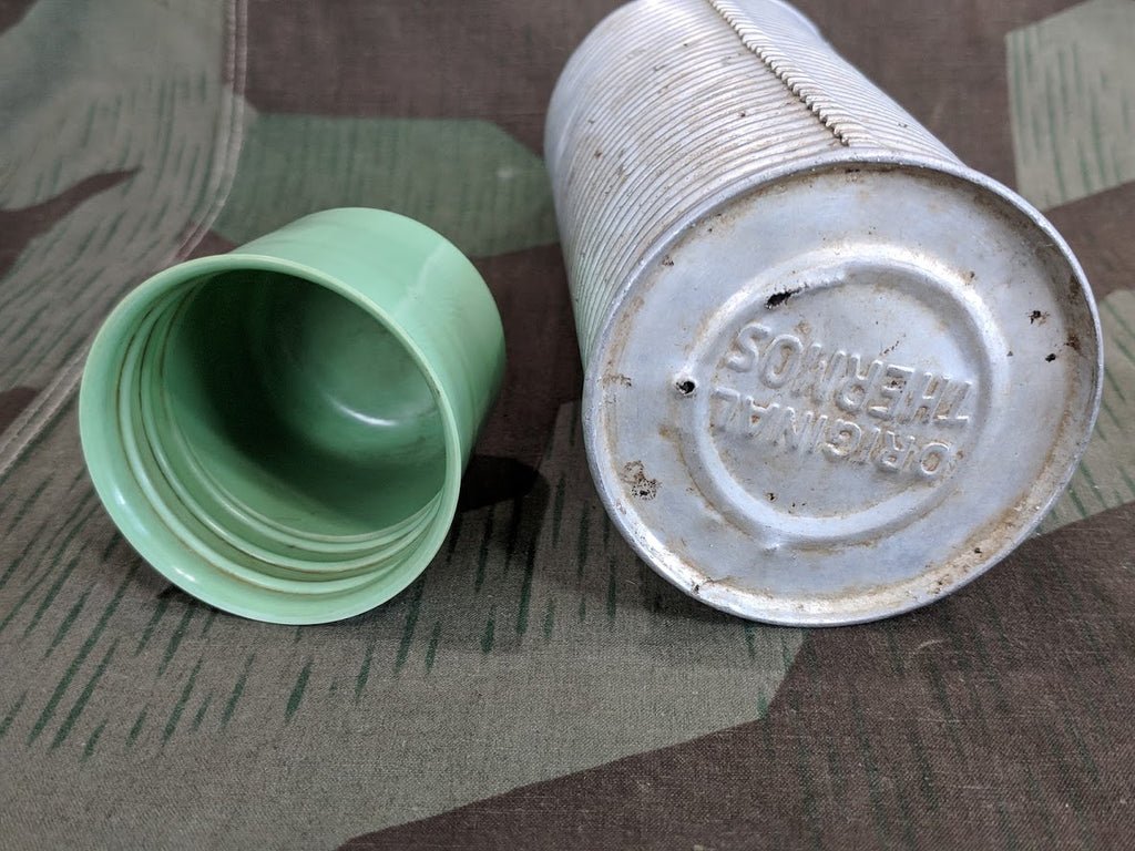 Original Thermos w/ Green Bakelite Cup — image 3