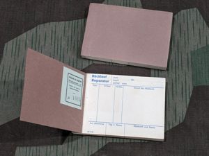 Repair Ticket Booklet