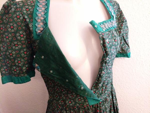 German Green Dirndl Heart Print(B-34' W-28') — image 7