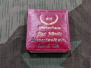 Modenhaus Max Schmidt Small Advertising Notebook with Pencil