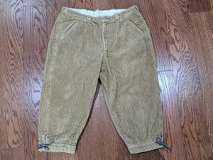 Tan Corduroy Lederhosen (34' Waist)