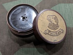 Bakelite Pelikan Typewriter Ribbon Container w/ Ribbon