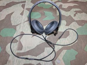 Repro Panzer Headset Dfh.b w/ Modern Headphone Jack