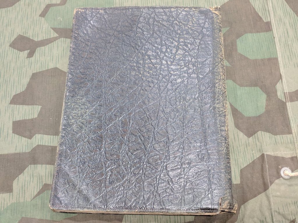 Leather Desk Blotter with Embossed Ship — image 2