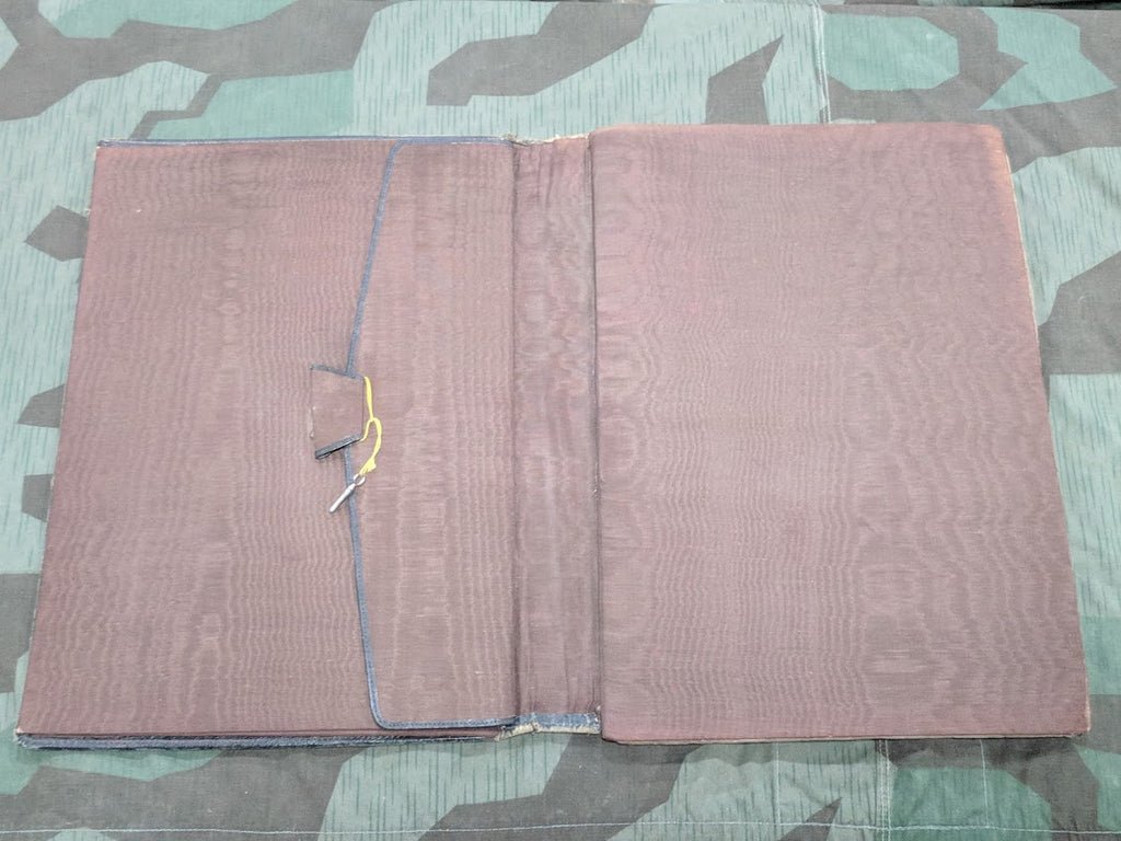 Leather Desk Blotter with Embossed Ship — image 3