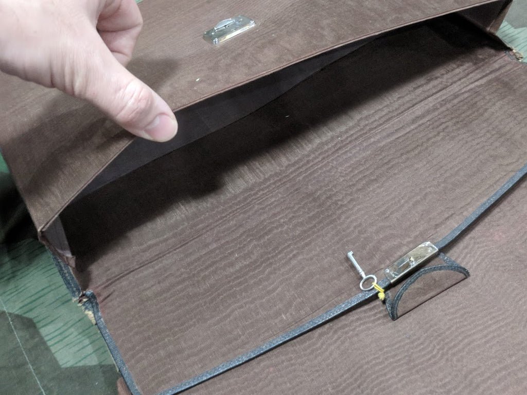 Leather Desk Blotter with Embossed Ship — image 5