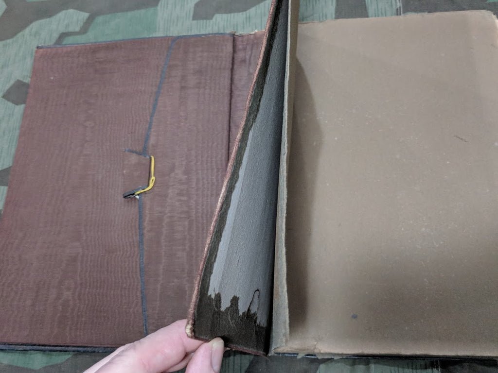 Leather Desk Blotter with Embossed Ship — image 9