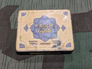 WWI Salem Gold Cigarette Tin