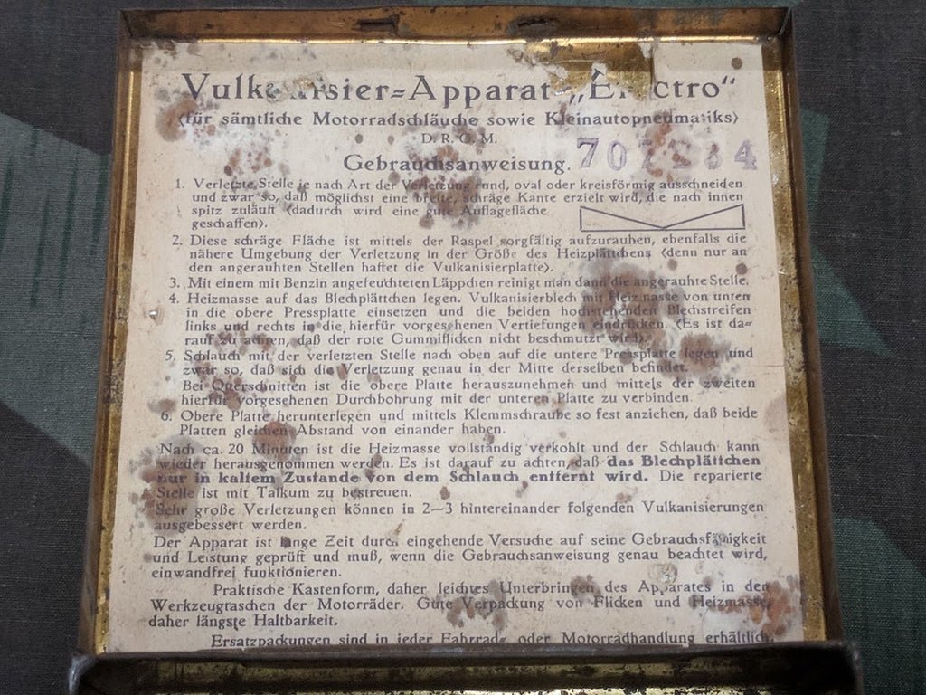 Electro Rubber Tire Repair Kit Tin DRGM — image 4