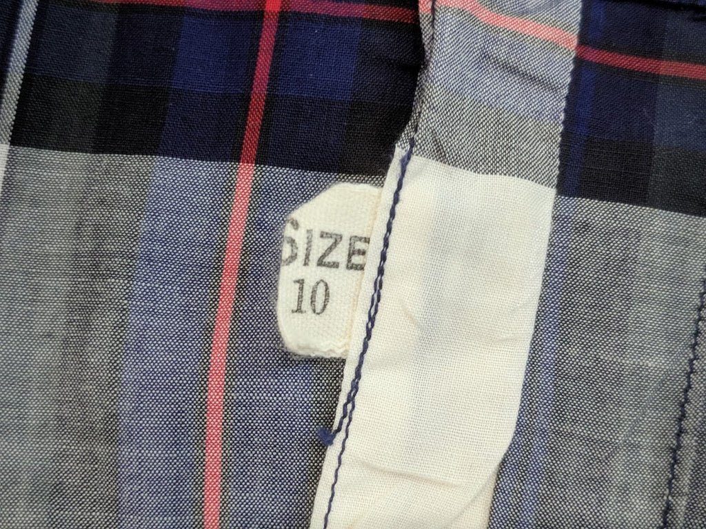 Plaid Outfit: Blouse and Skirt(B-35' W-24' H-36') — image 7