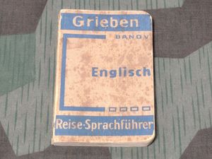 German-English Pocket Travel Dictionary 1936