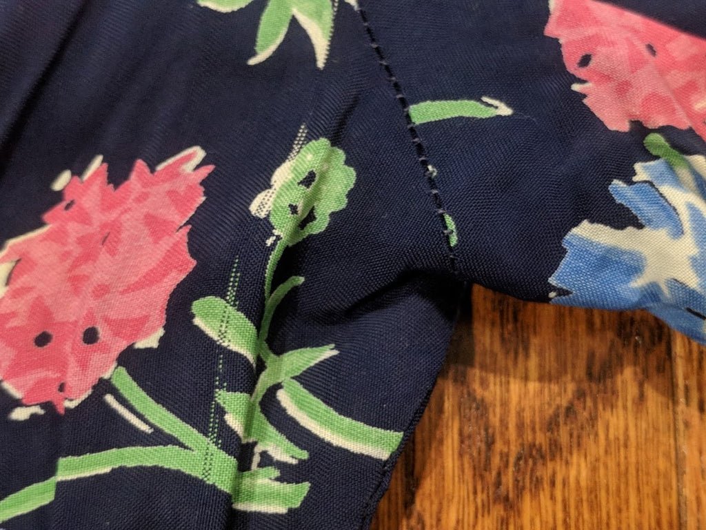 Blue Flower Print Dress w/ Matching Jacket(B-39' W-30' H-33') — image 16