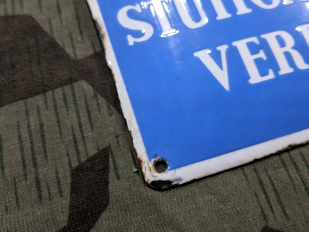 Pre-war Enamel Allianz Insurance Sign — image 3