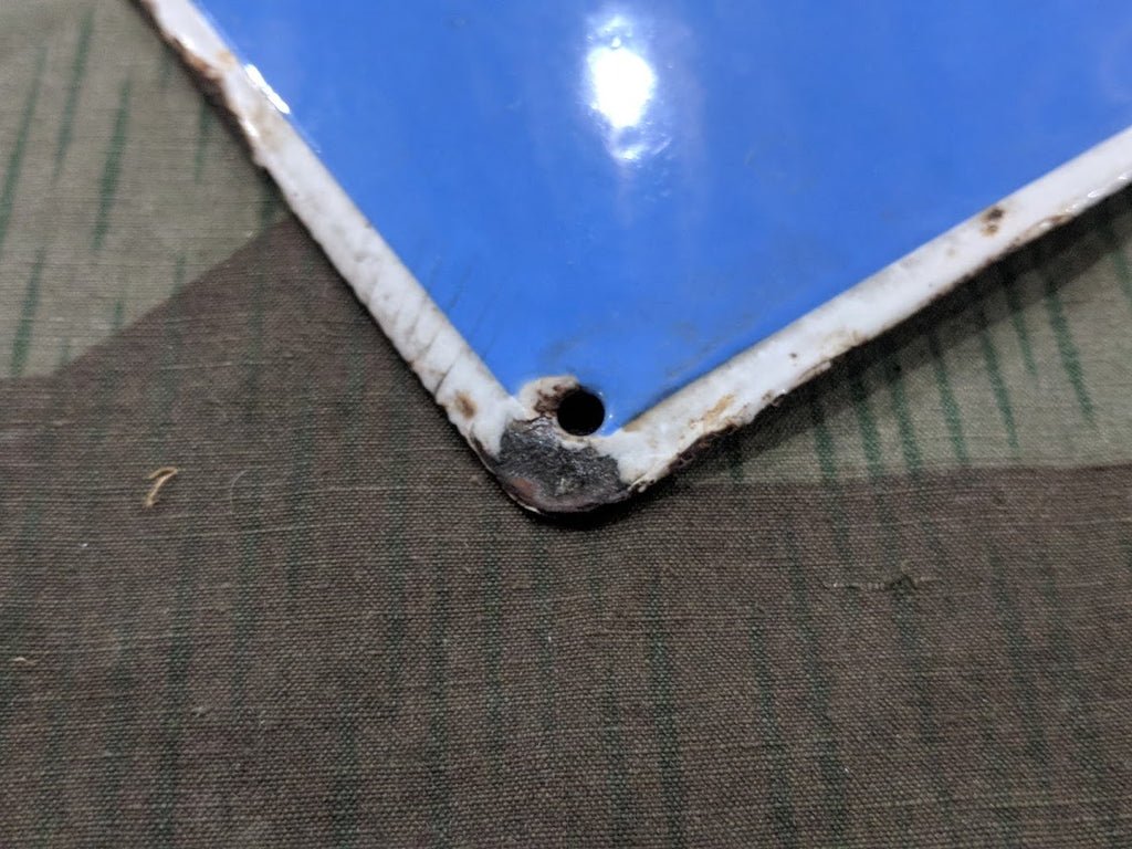 Pre-war Enamel Allianz Insurance Sign — image 5