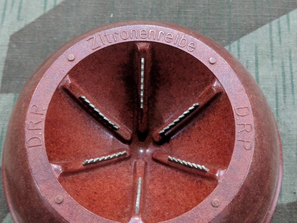 Original Bakelite DRP Lemon Juicer and Grater — image 2