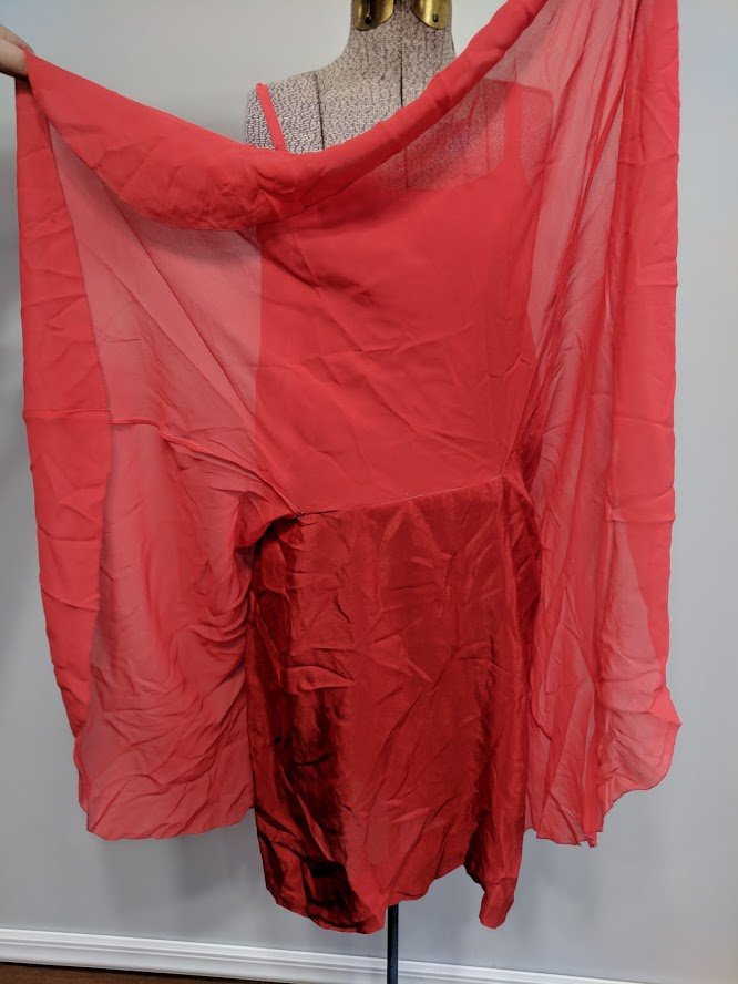 German Black Jacket & Red/Orange Slip Dress(B-36' W-33' H-44') — image 22