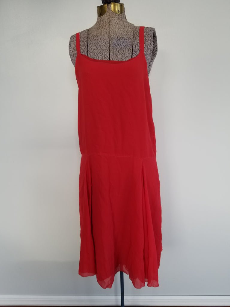 German Black Jacket & Red/Orange Slip Dress(B-36' W-33' H-44') — image 4