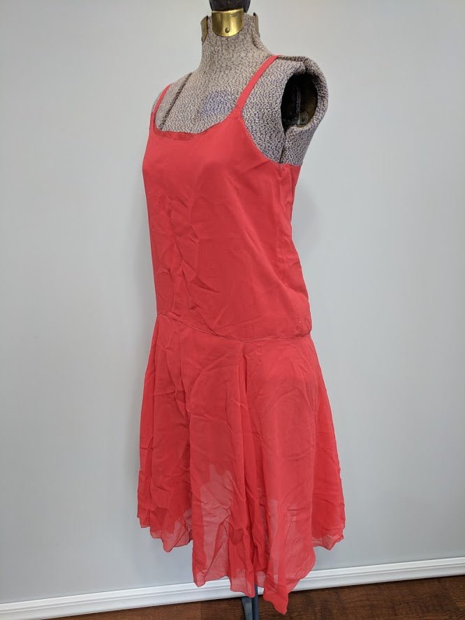 German Black Jacket & Red/Orange Slip Dress(B-36' W-33' H-44') — image 5