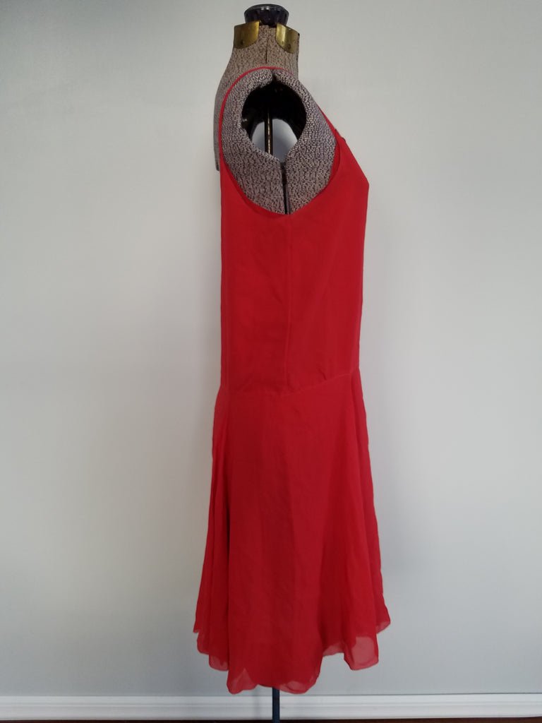 German Black Jacket & Red/Orange Slip Dress(B-36' W-33' H-44') — image 6