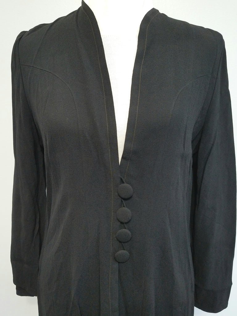 German Black Jacket & Red/Orange Slip Dress(B-36' W-33' H-44') — image 9