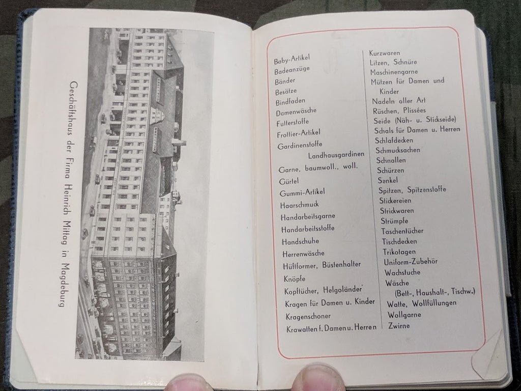 1938 Calendar / Day Planner with Feldpost Nr. — image 11