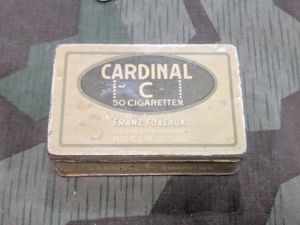 Cardinal C Cigarette Tin