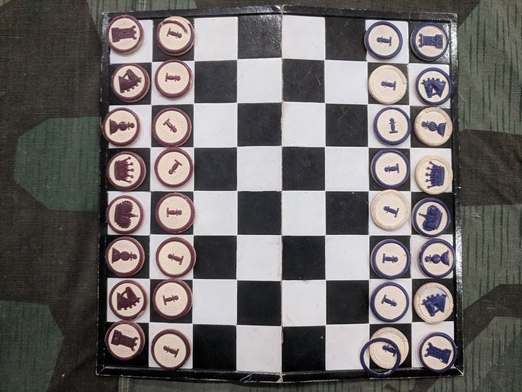 Soldiers Chess Game Set Schach Mühle Dame Complete — image 3