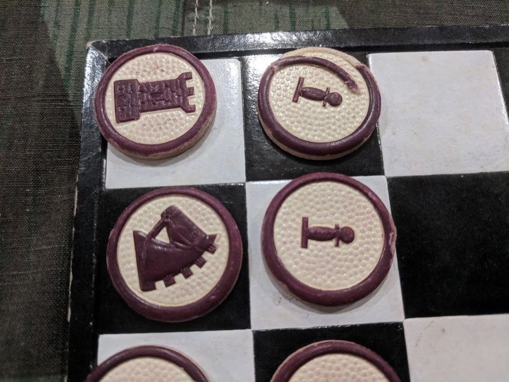 Soldiers Chess Game Set Schach Mühle Dame Complete — image 4