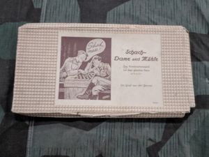 Soldiers Chess Game Set Schach Mühle Dame Complete