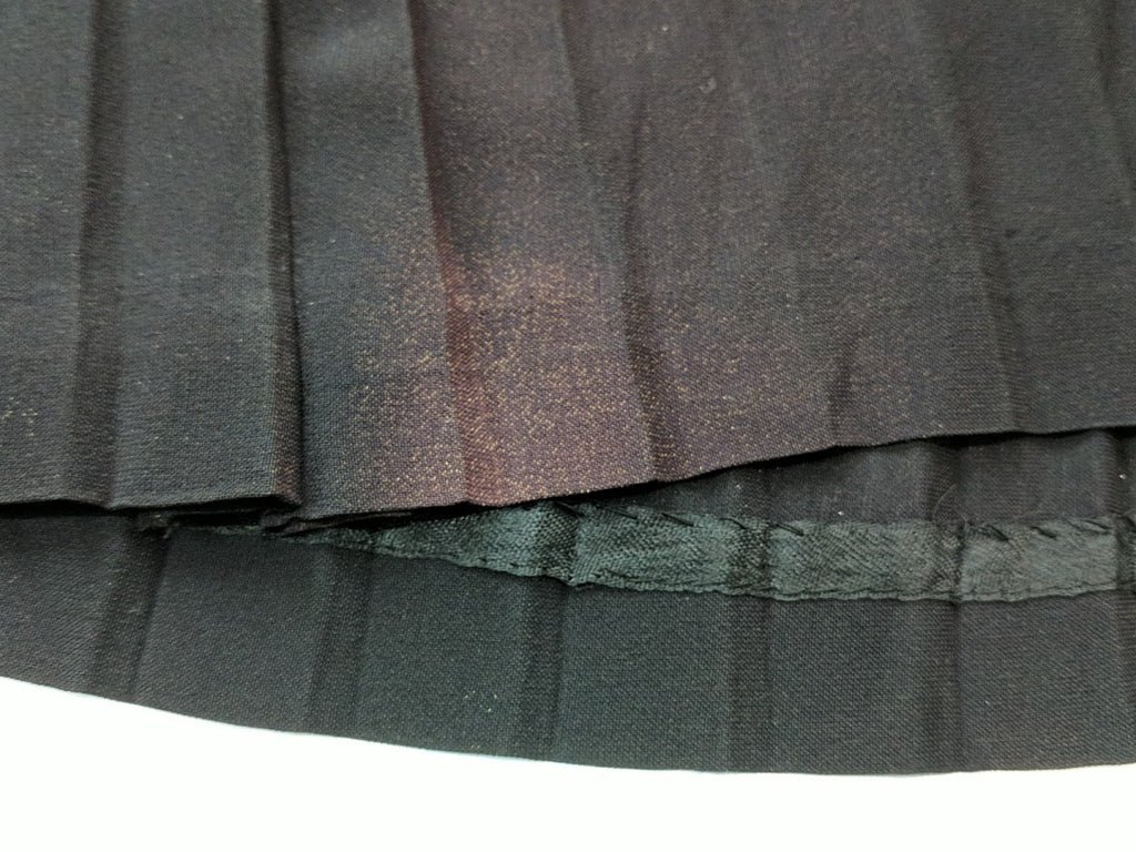 Black Rayon Dress with Peplum(B-43' W-32' H-42') — image 8