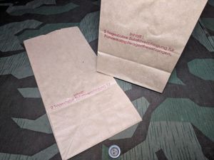 Reproduction Ration Bags for Panzer Crews (Pack of 20)