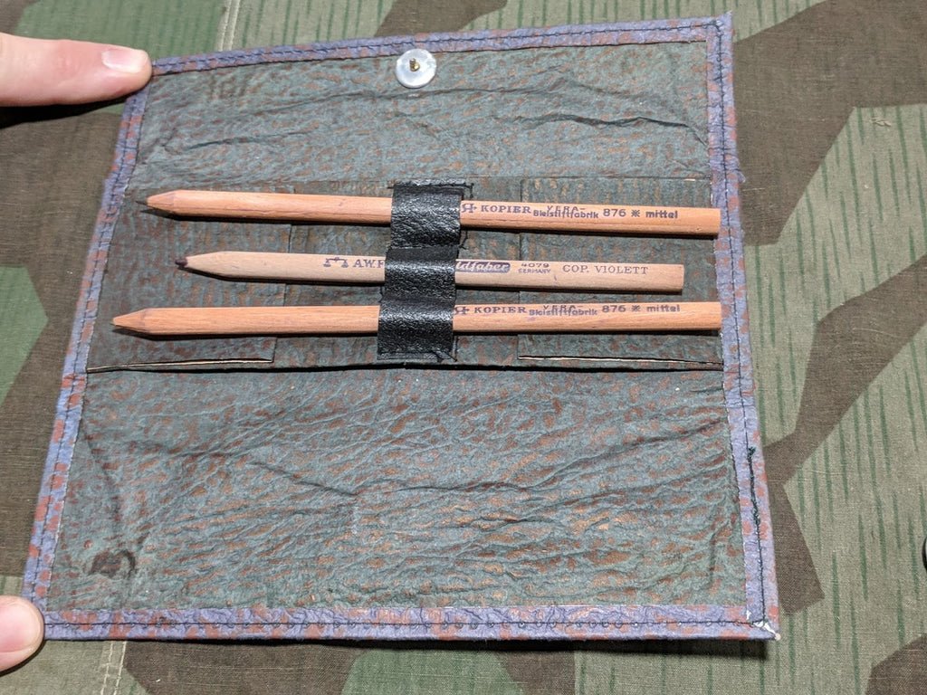 Pressed Paper Pencil Holder w/ 3 Pencils — image 2