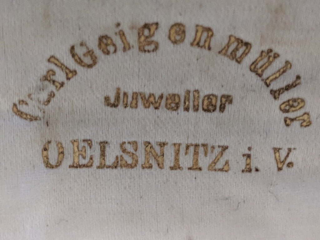 SALE! German Mother of Pearl Brooch in Original Box — image 2