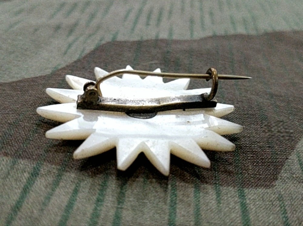 SALE! German Mother of Pearl Brooch in Original Box — image 5