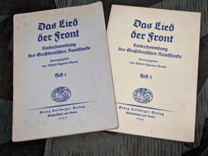 Das Lied Der Front Song Books Heft 1 & 3