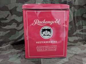 Original Large Aeska Hustenbonbon Cough Drop Tin