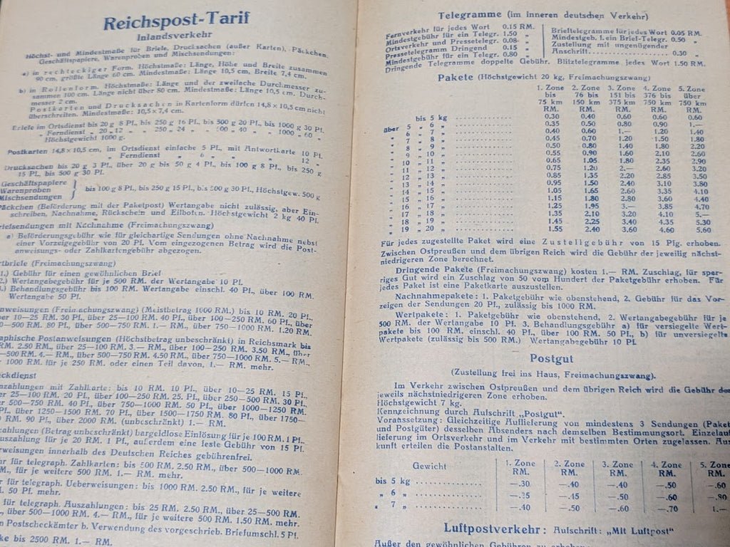 Original 1943 Desk Appointment Book (with Traffic and Post Info) — image 6